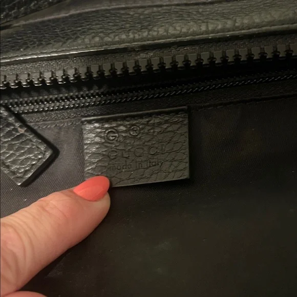 Gucci Black Nylon and Leather Crossbody Bag - Picture 11 of 16